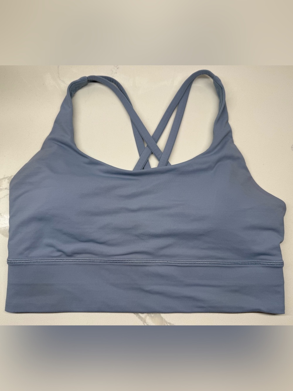 Lululemon Energy Longline Sports Bra Blue Size 8